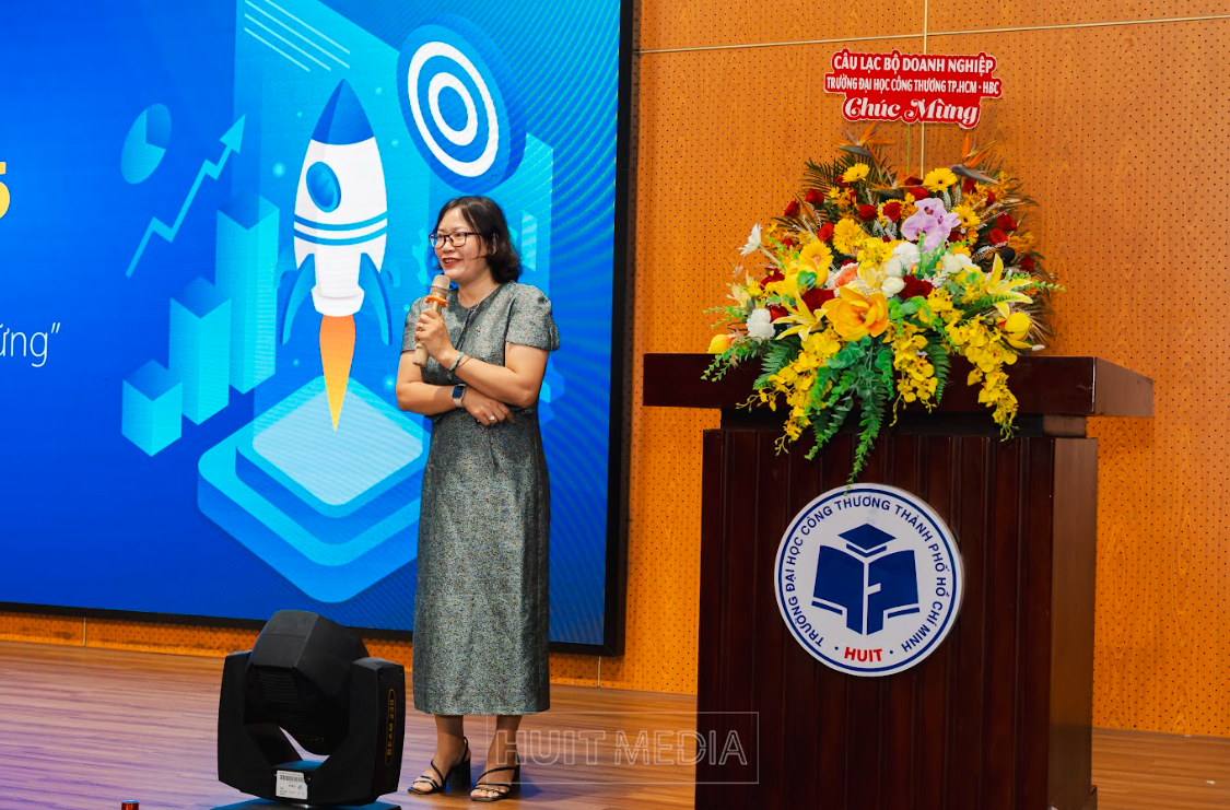 Th.s Hoàng Thị Thoa, giám đốc trung tâm khởi nghiệp đổi mới sáng tạo trường đại học Công Thương TP HCM - IEC